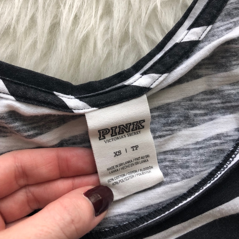 VS PINK Striped Star Pocket Tank - Picture 6 of 8